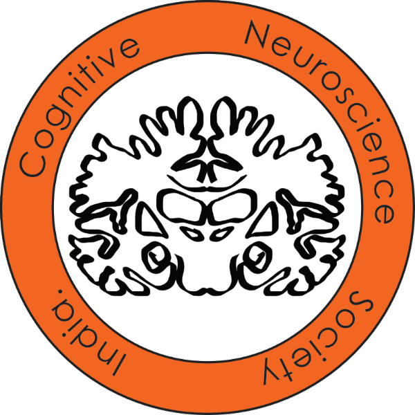 Cognitive Neuroscience Society of India (CNSI) emblem: a coronal brain section within an orange ring